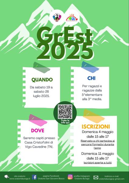 GrEst 2025 - Iscrizioni